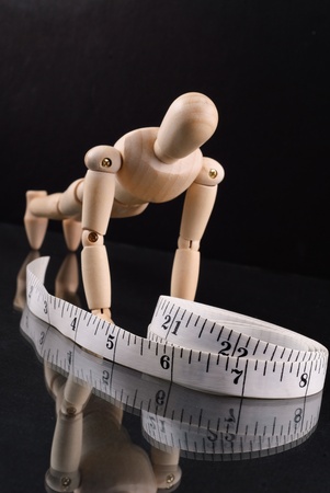 Getting Fit for New Yearsの写真素材