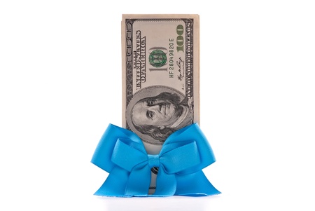 Hundred Dollar Donation to Charityの写真素材