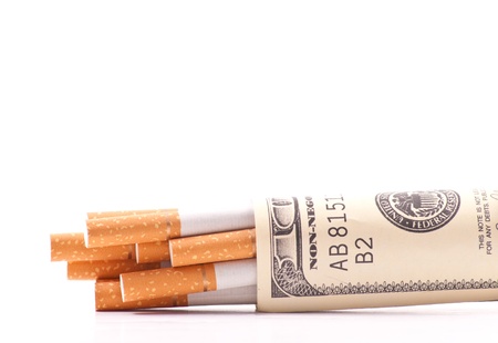 Expensive Habits Conceptの写真素材