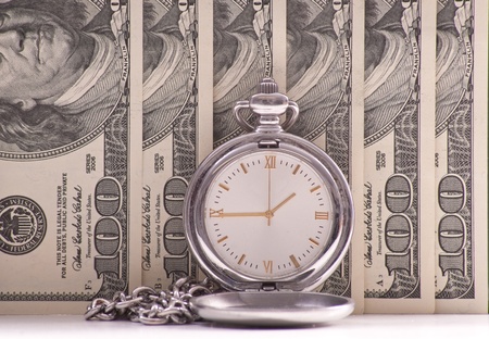 Investing Time and Moneyの写真素材