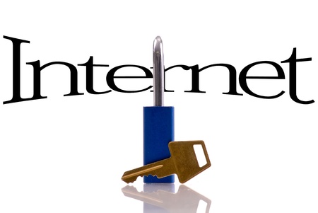 Internet Security Conceptの写真素材