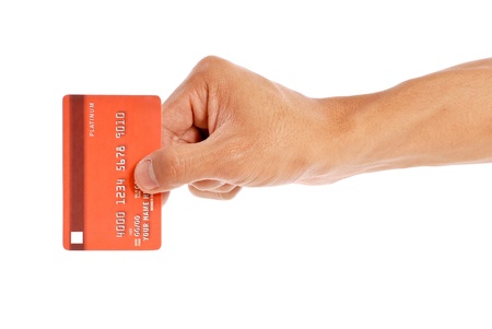 Swiping Your Credit Cardの写真素材