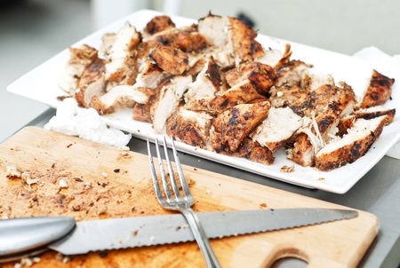 Barbecue Chickenの写真素材