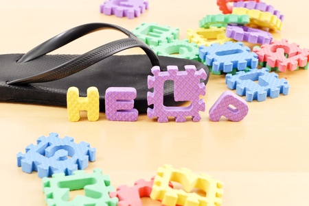 Childs Cry for Helpの写真素材