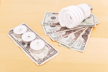 Spending Too Much on Electricityの写真素材