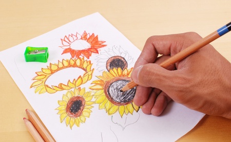 Becoming an Artistの写真素材