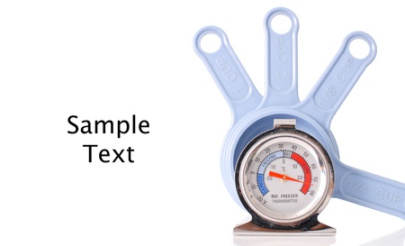 Oven/Fridge thermometer with Measuring cups