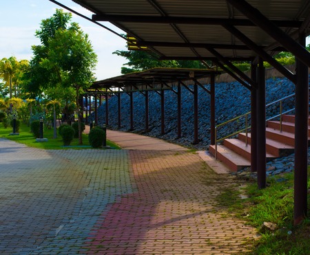 Garden sceneの写真素材