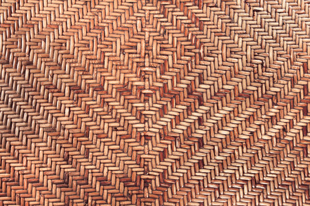Rattan texture, natural handcrafted surface for background use.の写真素材