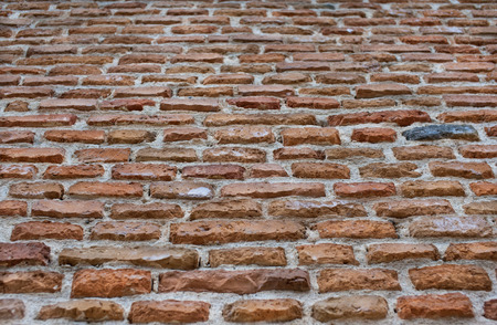 Brick wall background texture.