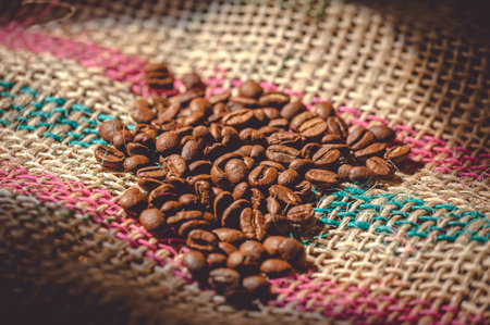 Colombian coffee beans where one of the best coffees in the world comes from