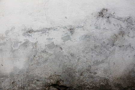 Texture of the old white wallの写真素材