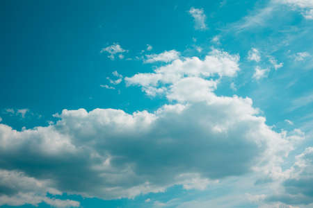 Clouds in the blue skyの写真素材