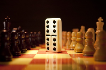 The challenge of a Game over the other の写真素材