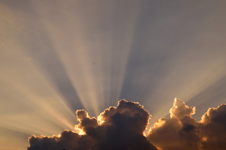 Glory rays