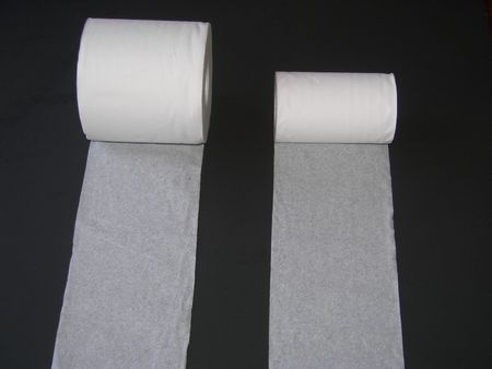 Unwinding toilet paper