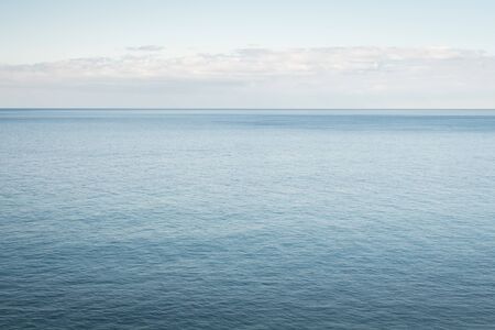 Summer Blue Horizon in the island of Madeiraの写真素材
