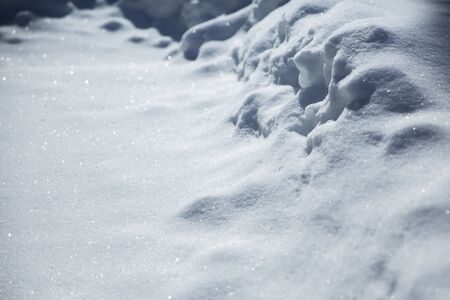 close up of Snow forest and mountains for a ski typical resort wellness winterの写真素材