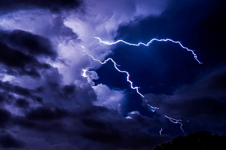 I Lightningの写真素材