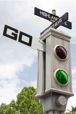 An Old fashion traffic control device still in use