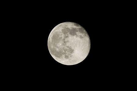 Full moon taken from the southeastern United States in october