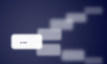 White rectangle with wording-Start