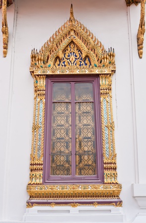 Thai window in Grand palace の写真素材