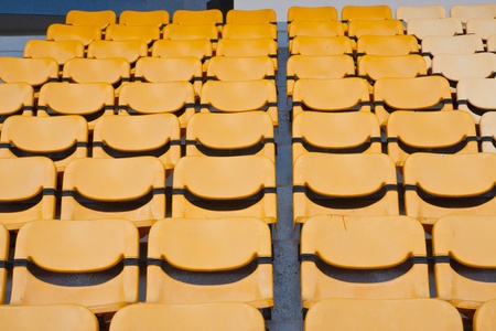 Yellow grandstand 	Yellow grandstand のeditorial素材