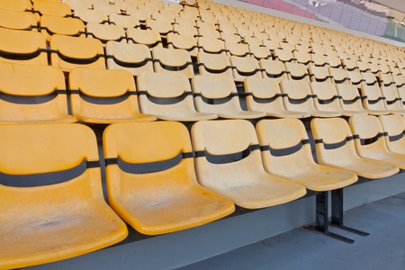 Yellow grandstand 	Yellow grandstand のeditorial素材
