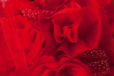 bright and beautiful colors of artificial flowers backgroundの写真素材