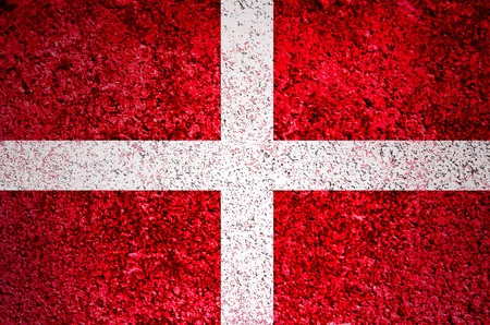 Grunge Denmark flagの写真素材