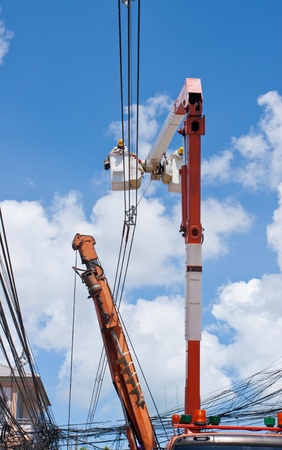 Electrical maintenanceの写真素材