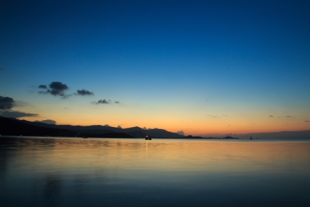 Tropical sun setの写真素材