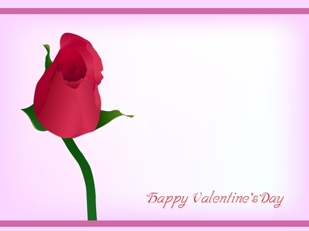 Red rose holidays cardのイラスト素材