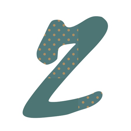 Z polka dots  alphabets  のイラスト素材