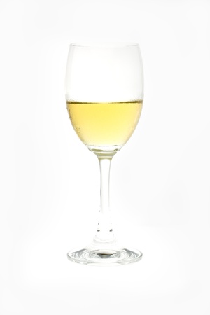 Whitewine glass の写真素材