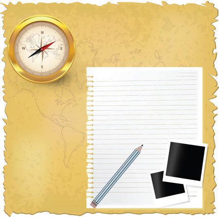 Let's journal,vector backgroundのイラスト素材