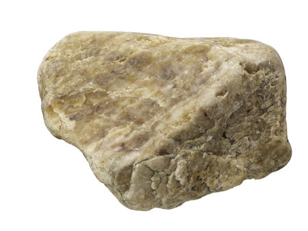 Stone  natural rock isolated on white with clipping can use for mock up,advertiseの写真素材