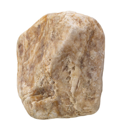 Stone  natural rock isolated on white with clipping can use for mock up,advertiseの写真素材