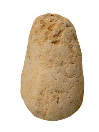 Stone  natural rock isolated on white with clipping can use for mock up,advertiseの写真素材
