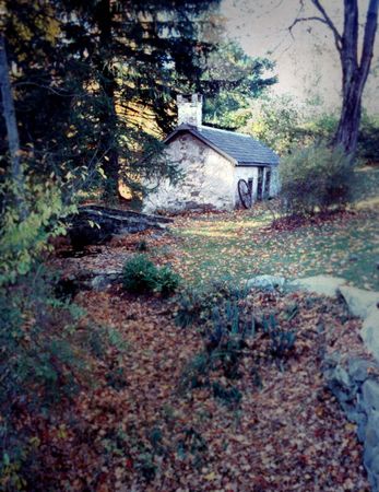 stone houseの写真素材