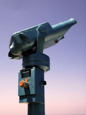 Coin operated binoculars in Santorini (Greece)                                                      ...