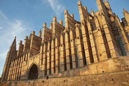 Cathedral of Palma de Mallorca in Spainの写真素材