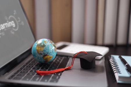 Graduate, diploma in global business, reflected on academic journey, which began as student studying...