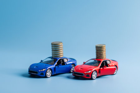 Investing in high-quality car can be a smart financial decision, as reliable car not only improves your business efficiency but also increases your overall wealth. financial, coin, vehicle, business.の写真素材