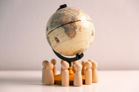 Embracing diversity and inclusion, the global community joins hands in oneness, fostering...