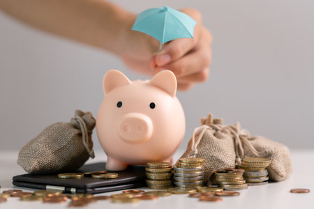 Saving money through smart investments and careful budgeting is crucial for managing finances in a business, contributing to a stable bank account and a robust economy. safe, credit, advice, balanceの写真素材