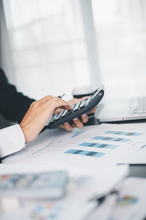 Business growth, decided to invest money in stock market, financial strategies and banking expertise to income substantial stack of investment capitalize on trade opportunities within economy return.の写真素材