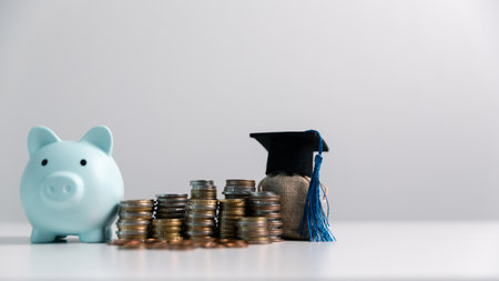 Business concept growth involves strategic financial management money loan investment bank real...