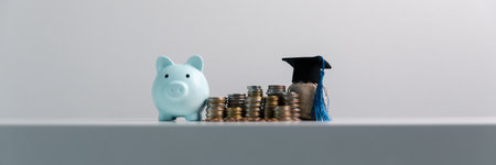 Business concept growth involves strategic financial management money loan investment bank real...